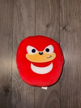 Squishmallows Sonic Knuckels Plush Pouch